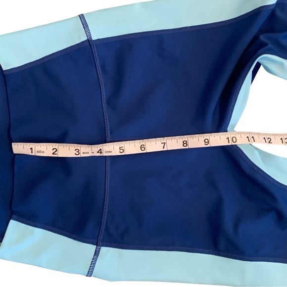 Wilo the Label by Anthropologie blue color block leggings, size XS, NWOT - Picture 6 of 7